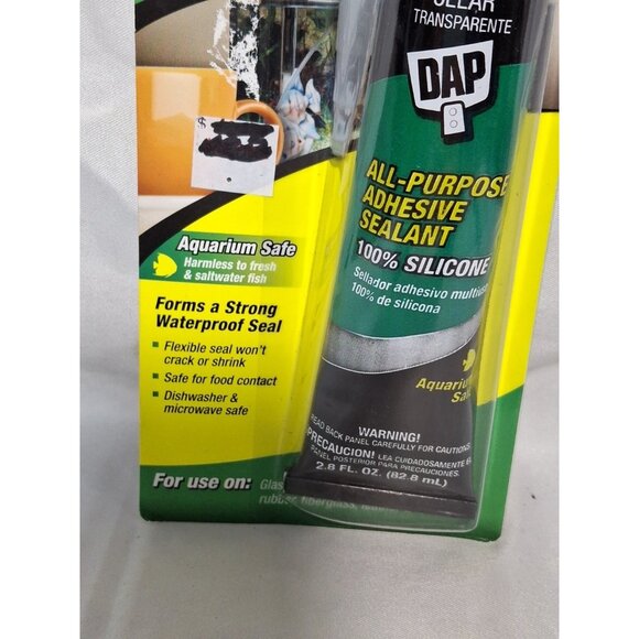 Dap 00688 All-Purpose Adhesive Sealant, 100% Silicone, 2.8-Ounce Tube 2.8 FL OZ - Picture 3 of 6